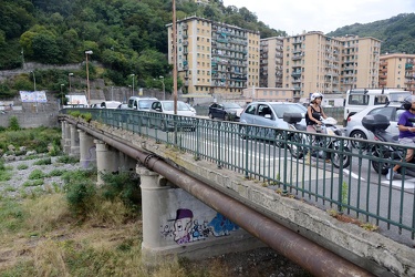 Genova, Molassana - ponte Feritore ancora aperto al traffico