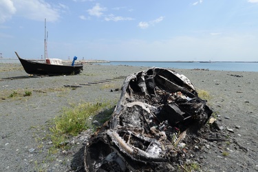 Genova Pegli, Multedo - roulotte in cui abitava anziana signora 