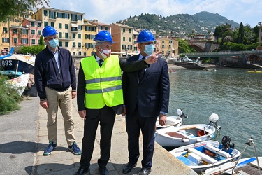 Genova, Nervi - apertura cantiere lavori porticciolo