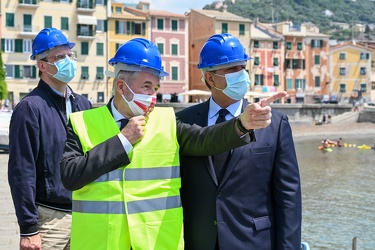 Genova, Nervi - apertura cantiere lavori porticciolo