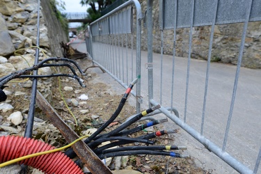 Genova Nervi - la situazione nel parco e attorno dopo il maltemp