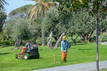 Genova - la situazione ai parchi di Nervi