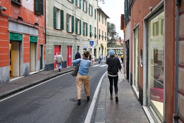 Genova Nervi - nuovo semaforo e cambio viabilita