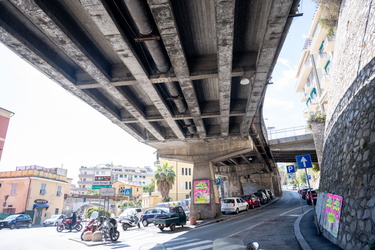 Genova, Nervi - rampa accesso da via Somma a Corso Europa