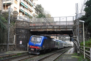 Ge Pegli - demolizione cavalcavia ferroviario