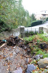 Genova - via Shelley - il Rio Penego, corso d'acqua sotterraneo 