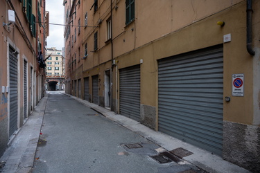 Genova, Sampierdarena - via Felicita Novi - immobili fatiscenti 
