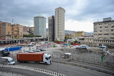 Genova, San Benigno - area cantiere supermercato esselunga