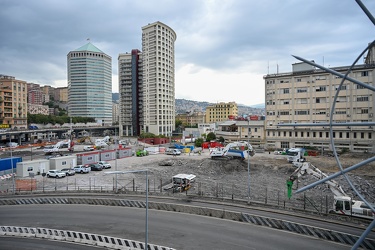 Genova, San Benigno - area cantiere supermercato esselunga