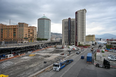 Genova, San Benigno - area cantiere supermercato esselunga