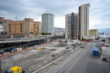 Genova, San Benigno - area cantiere supermercato esselunga