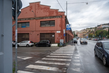 Genova, Sestri Ponente - attraversamenti pedonali pericolosi