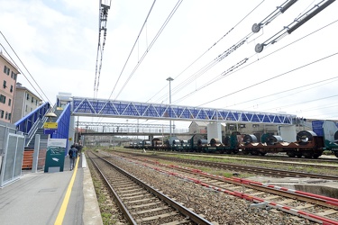 Genova, stazione treni Sestri Ponente - inaugurata nuova passere