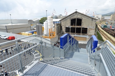 Genova, stazione treni Sestri Ponente - inaugurata nuova passere