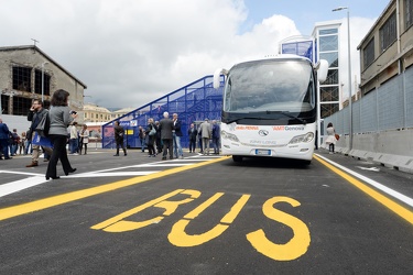 Genova, stazione treni Sestri Ponente - inaugurata nuova passere