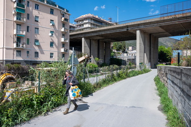 Genova, Sturla, zona via Ponte Vecchio e via delle Casette - via