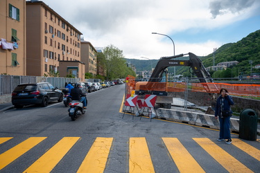 Genova, cantieri Val Bisagno, via Emilia