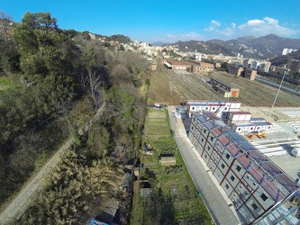 Genova - Valpolcevera - aree ferroviarie Trasta, cantiere lavori
