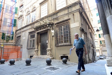 Genova, centro storico - palazzi che diedero i natali a personag