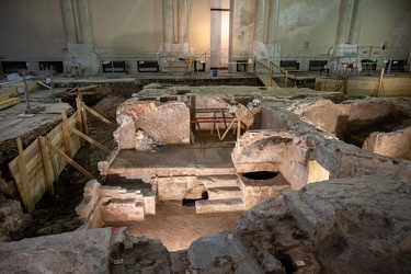 Genova, loggia di piazza Banchi - scavi archeologici 