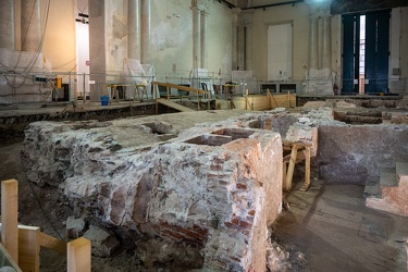 Genova, loggia di piazza Banchi - scavi archeologici 