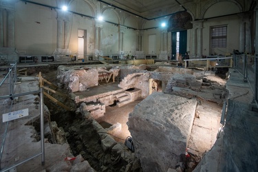 Genova, loggia di piazza Banchi - scavi archeologici 