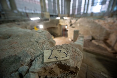 Genova, loggia di piazza Banchi - scavi archeologici 