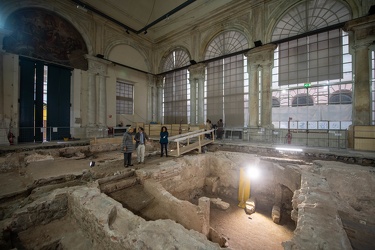 Genova, loggia di piazza Banchi - scavi archeologici 