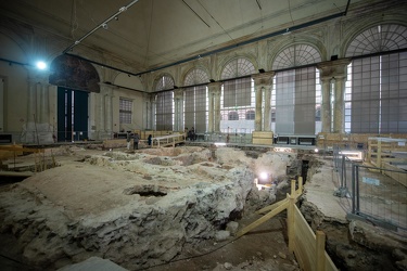 Genova, loggia di piazza Banchi - scavi archeologici 