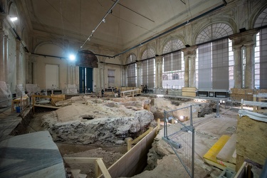 Genova, loggia di piazza Banchi - scavi archeologici 