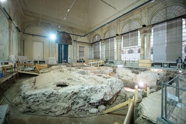 Genova, loggia di piazza Banchi - scavi archeologici 