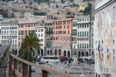 Genova, la zona di Piazza Caricamento