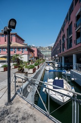 Genova, porto antico darsena - palazzi Metellino e Tabarca