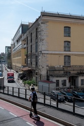 Genova, darsena - i palazzi Metellino e Tabarca, dietro al museo