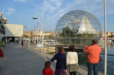 Genova - porto antico - la bolla progettata da renzo piano
