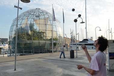 Genova - porto antico - la bolla progettata da renzo piano