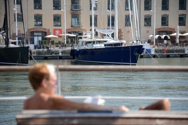 Genova, porto antico - ormeggio grandi Yacht