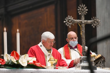 Genova, cattedrale San Lorenzo - messa con vescovo Marco Tasca