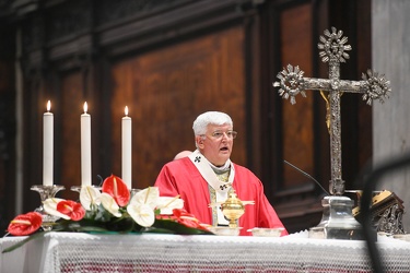 Genova, cattedrale San Lorenzo - messa con vescovo Marco Tasca