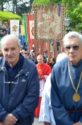 Genova - santuario Madonna Guardia - giornata del lavoro con il 