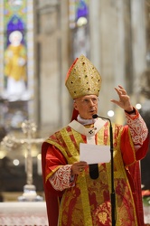 Genova - cattedrale San Lorenzo - la messa del Cardinale Angelo 