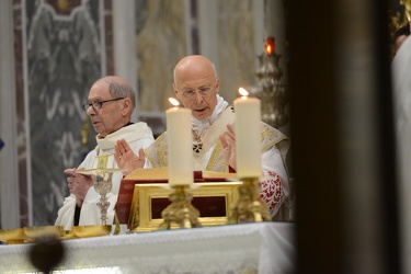 Genova, santuario Madonna Guardia - giornata messa lavoro