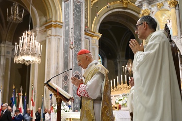 Genova, santuario Madonna Guardia - giornata messa lavoro