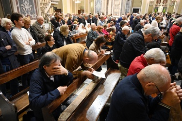 Genova, santuario Madonna Guardia - giornata messa lavoro