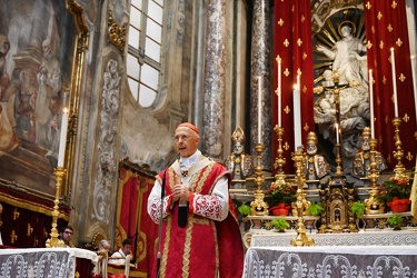 Genova, chiesa di via Lomellini - messa per i politici officiata