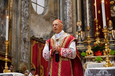 Genova, chiesa di via Lomellini - messa per i politici officiata