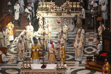 Genova, cattedrale San Lorenzo - ultima messa e saluto Cardinale