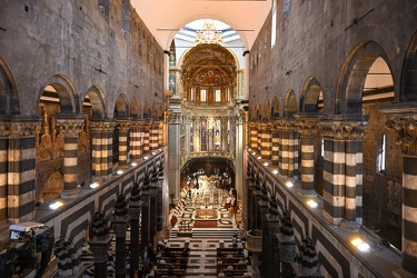 Genova, cattedrale San Lorenzo - ultima messa e saluto Cardinale