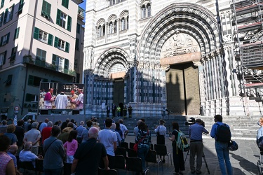 Genova, cattedrale San Lorenzo - ultima messa e saluto Cardinale