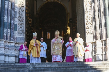 Genova, cattedrale San Lorenzo - ultima messa e saluto Cardinale